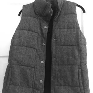 Dark Gray Old Navy Puffer Vest Size S